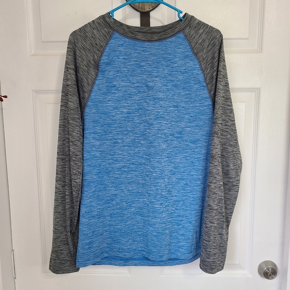 SB Tech Coolplay Spaced Core T-Shirt, Size: Medium Color: Blue & Grey - Picture 4 of 9